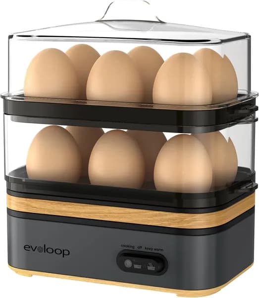 Evoloop Rapid Egg Cooker Review: Fast 12-Egg Cooker Cover