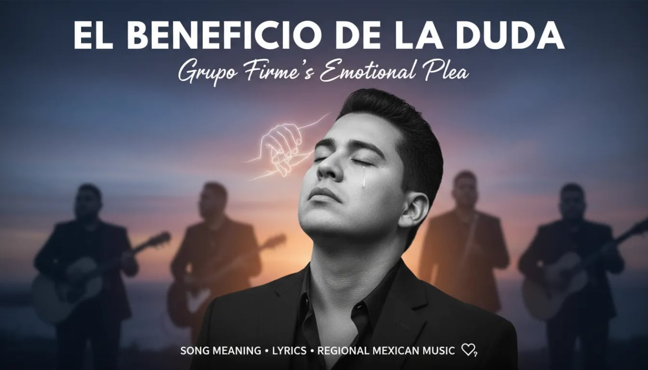 El Beneficio De La Duda: Grupo Firme’s Emotional Plea Cover