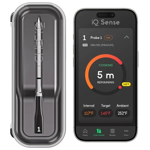 Elevate Your Cooking Game with the CHEF iQ Sense Smart Wireless Meat Thermometer Cover