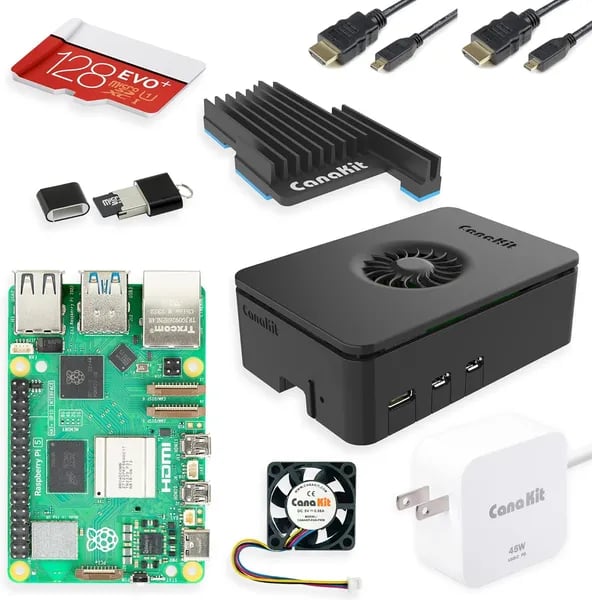 CanaKit Raspberry Pi 5: Starter Kit Guide Cover