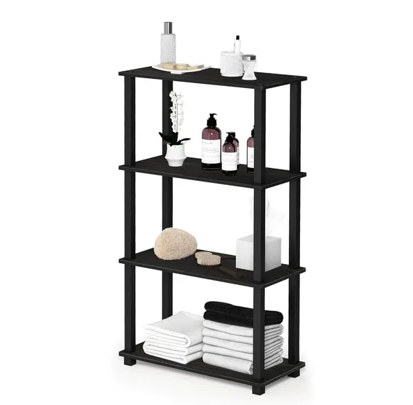 Furinno Turn-N-Tube 4-Tier — Smart Small-Space Shelf Cover