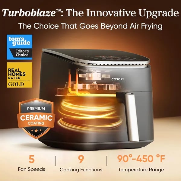Discover the COSORI TurboBlaze Air Fryer: Your Kitchen’s New Secret Weapon Cover
