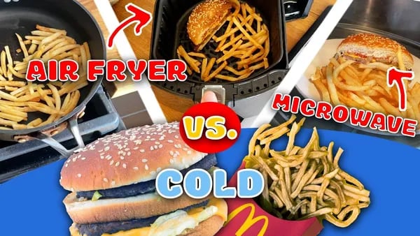 The Quest for the Perfect Reheated Fast Food: Adventures with Burgers, Fries, and Four Household Appliances Cover