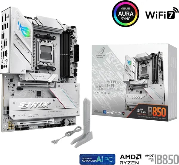 ROG Strix B850-A: Smart AM5 Gaming Motherboard Cover