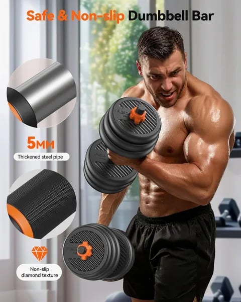 FEIERDUN Dumbbells: Compact Strength Upgrade Now Cover