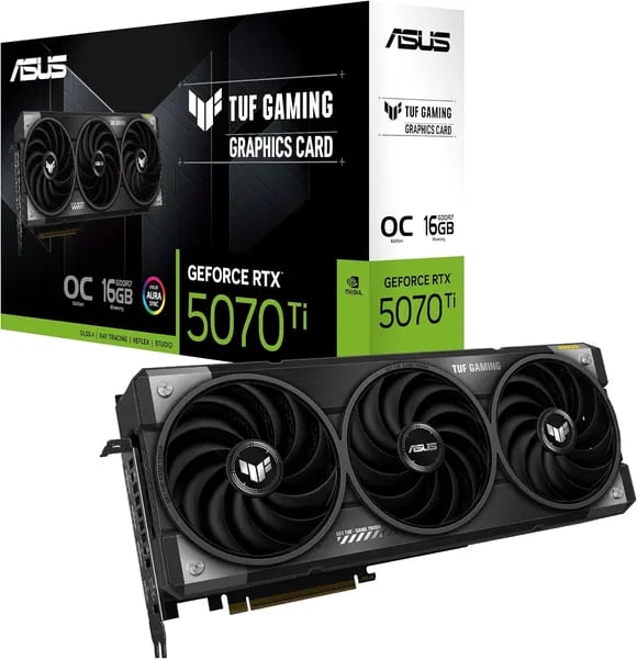 ASUS TUF GeForce RTX 5070 Ti — Future-Ready GPU Cover