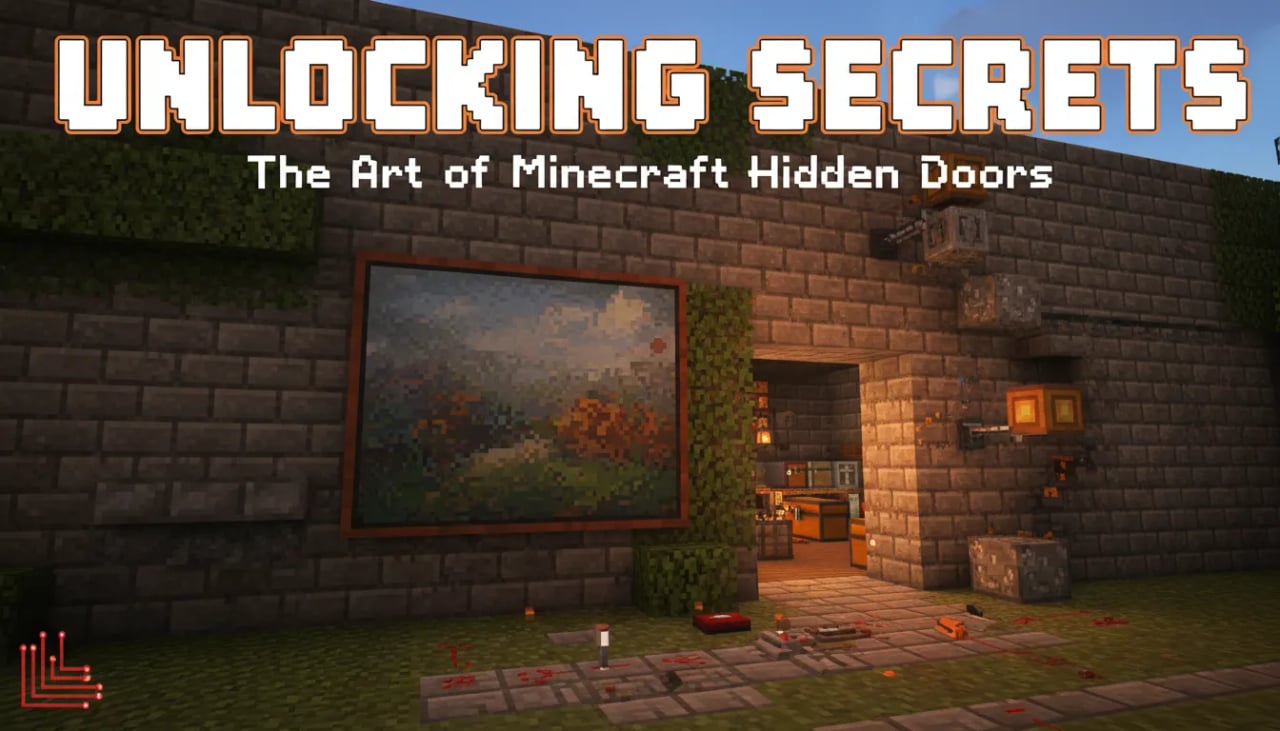 Unlocking Secrets: The Art of Minecraft Hidden Doors Cover