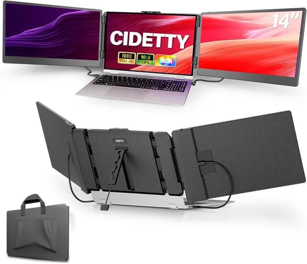 CIDETTY 14" Portable Monitor for Productivity Cover