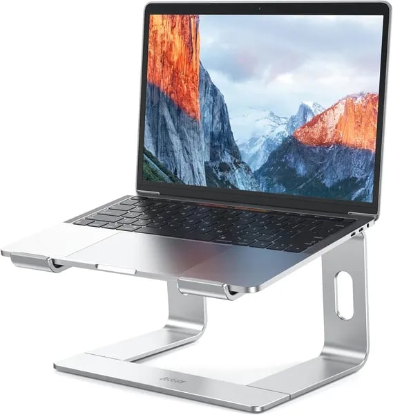 BESIGN LS03 Aluminum Laptop Stand — Smart Lift Cover