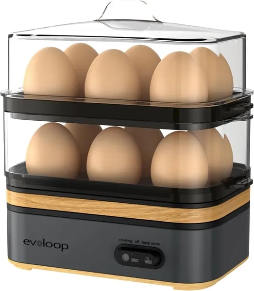 Evoloop Rapid Egg Cooker Review: Fast 12-Egg Cooker Cover