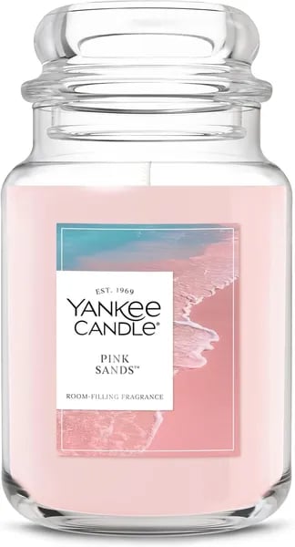Savoring the Pink Sands Glow: A Personal Journey with Yankee Candle's Island Escape Cover